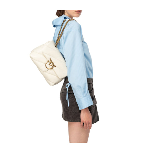 Pinko Borsa a tracolla Borsa Donna Classic Love Puff Bianco - Francavilla Moda